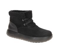 Skechers Go Walk Stiefeletten schwarz Fellkragen dünn gefüttert - Größe 39