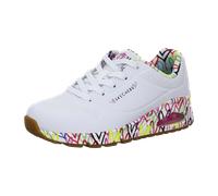 Skechers Goldcrown Printed Graffiti Hea für Damen, weiß, Größe 38 EU