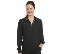 Skechers Damen Goluxe Rib 1/4 Zip Pullover, Bold Black, XXL