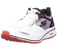 Skechers Herren Go Run Consistent-Performance Running & Walking Shoe Sneaker, Weiß, Schwarz, Rot, 2, 46 EU