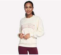Skechers GoWalk Everywhere Crew Top in Off Weiss, Größe XS