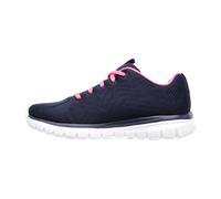 Sneaker SKECHERS "GRACEFUL - GET CONNECTED" Gr. 38, blau (navy, pink) Damen Schuhe Sneaker in Schuhweite G (weit) (83777406-38)