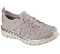 Skechers Graceful Purecrush Damen-Sneaker, Taupe Gold Knit, 36.5 EU