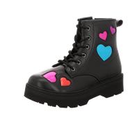 Skechers Mädchen Gravlen Hi Metallic Heart Stiefelette, Black Pu, 32 EU