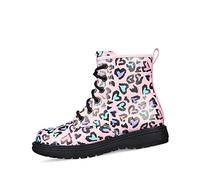 Skechers GRAVLEN Totally WILD Mädchen,Kinder Schnürboots,Halbstiefel,Schnürung,Winterstiefel,Winterschuhe,uebergangsstiefel,Pink,31 EU