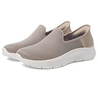 Skechers Handfrei Slip-ins Go Walk Flex-Relish Sneaker für Damen, Taupe/Blau, 38 EU Weit