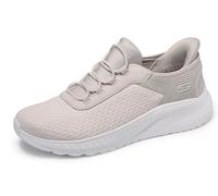 Skechers Hands Free Slip-ins Bobs Squad Chaos - In Color, Sneaker für Damen, Cremeweiß, 9 Wide