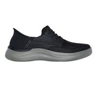 Skechers USA Men's Herren Hasting Sneaker, Schwarz, 45.5 EU
