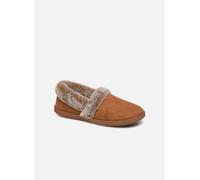 Skechers Cozy Campfire - Team Toasty Flache Hausschuhe Damen, Braun (Chestnut Microfiber Suede/Faux Fur Line Csnt), 40 EU