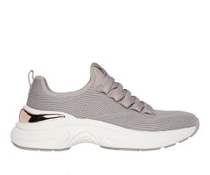 Skechers Hazel - Pretty Knitty Sneaker in Nature Brown/Gray, Größe 39