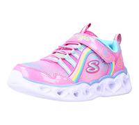 Skechers Heart Lights Rainbow Lux Mädchen Sneaker | Lässig, beleuchtet, Twinkle Toes, Strass-Zehenkappe, Einhorn-Druck