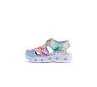 Skechers HEART LIGHTS SANDALS-CUTIE reizeitschuhe Mädchen, blu, 26 EU