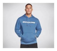 Skechers Herren Heritage II Pullover Känguru-Tasche Hoody - Blau - XXXL
