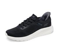 Slip-On Sneaker SKECHERS "BOBS SQUAD CHAOS-SOLID STEP" Gr. 43, schwarz Herren, Schuhe (54683744-43) schwarz