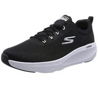 Skechers Herren 220324 BKW Sportschuhe, Schwarzer Stoff, schwarzer synthetischer und weißer Besatz, 43.5 EU