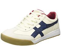 Skechers Herren Zinger-Manzan Sneaker, Weißes Leder Roter und Blauer Rand, 41 EU