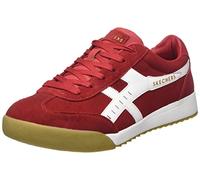 Skechers Herren 237351 Rot Sneaker, Roter Wildlederbesatz, 40 EU