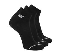 Skechers Herren 3-Pack Performance Pickleball Quarter Crew, Odor Control, Mesh Ventilation Socken, Schwarz, 10-13