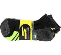 Skechers Herren 3er-Pack 1/2 Terry Viertelsocken schwarz 41-46