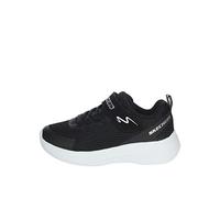 Skechers Herren 403764L BLK Sneaker, Black Textile/White Trim, 31 EU