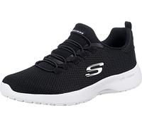 Skechers Herren 58360-bbk, Sportschuhe, Schwarzes Netzgewebe, weißer Rand, 42 EU