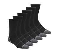 Skechers Herren 6 Pack Work Crew Socken, Schwarz, 43-47 EU