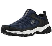 Skechers Herren Afterburn M. Fit Wonted Slipper, Grau/Schwarz, 46 EU