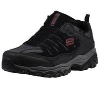 Skechers Herren Afterburn M. Fit Wonted Slipper, Schwarz/Dunkelgrau, 41 EU X-Weit