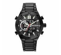Chronograph SKECHERS "AGNEW", schwarz, Armbanduhren, Herren, Quarzuhr, Armbanduhr, Herrenuhr, digital, Metallarmband, Datum (71549822-0) schwarz