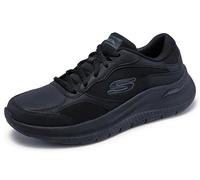 Skechers Herren-Arbeit: Arch Fit 2.0, rutschfeste Schnür-Sneaker für Herren, Schwarz, 12 Wide