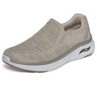 Skechers Herren Arch Fit Crosser Locke Turnschuhe, Taupe Mesh, 45 EU