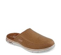 Skechers Herren Arch Fit Lounge Hausschuh, Weizen Textil, 41 EU
