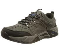 Skechers Herren Arch Fit Recon Harbin Sneaker, Gray Leather W Mesh, 42 EU