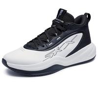 Skechers Herren Basketball Skx League Sneaker, Weiß/Schwarz, 42.5 EU