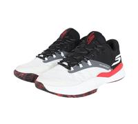 Skechers Herren Basketball Skx Nexus Sneaker, Weiß/Schwarz/Rot, 43 EU