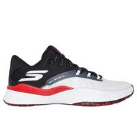 Skechers Herren Basketball Skx Nexus Sneaker, Weiß/Schwarz/Rot, 43 EU