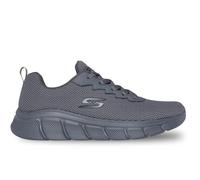 Skechers Herren Bobs B Flex Chill Edge Sneaker, Dunkelgrauer Strick, 41 EU