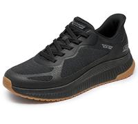Skechers Herren Bobs Squad 4 Turnschuhe, Black Mesh, 41 EU