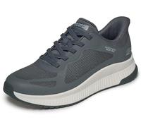 Skechers Herren Bobs Squad 4 Turnschuhe, Charcoal Knit, 46 EU