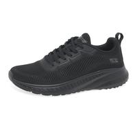 Sneaker SKECHERS "BOBS SQUAD CHAOS" Gr. 44, schwarz Herren Schuhe Stoffschuhe im monochromen Look (42058920-44)