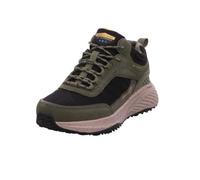 Skechers Herren Bounder RSE Brekor Sneaker, Olive Nubuck/Mesh/TPU/Black Trim, 45 EU