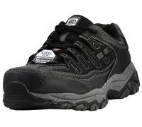 Skechers Herren Cankton Stahlkappe BAU-Schuhe, Schwarz/Dunkelgrau, 48.5 EU