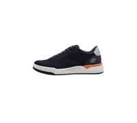 Skechers Herren Corliss-Dorset Sneaker, Navy Knit/Synthetic, 41.5 EU