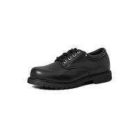 Skechers Herren Cottonwood Elks Oxfords, Black Leather, 39.5 EU