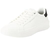 Skechers Herren Court Break Suit Sneaker Platform, White Duraleather, 43 EU