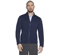 Skechers Herren Hoodless Hoodie Ottoman Jacke, Marineblau, L