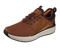 Skechers Herren Crowder Colton Sneaker, Tan Knitted Mesh, 40 EU