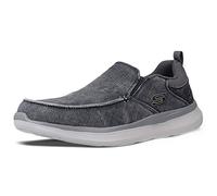 Skechers Herren Delson 2.0 Larwin Slip On Sneaker, Blue Canvas, 48.5 EU