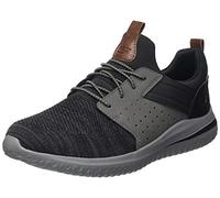 Skechers Herren Delson 3.0 Cicada Sneaker | Lässiger, luftgekühlter Memory-Schaum, Goga-Mattenbogen, leichtes Mesh-Strick