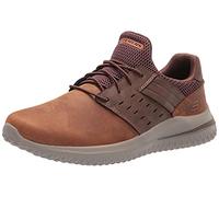 Skechers Herren Delson 3.0-Ezra Leder Bungee Lace Slip On Sneaker